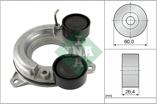 Napinacz paska wieloklinowego do Renault, 534 0854 10, INA w ofercie sklepu e-autoparts.pl 
